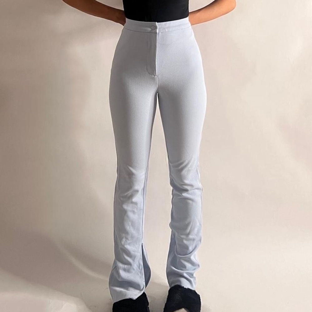 BLUE ASOS FLARED PANTS